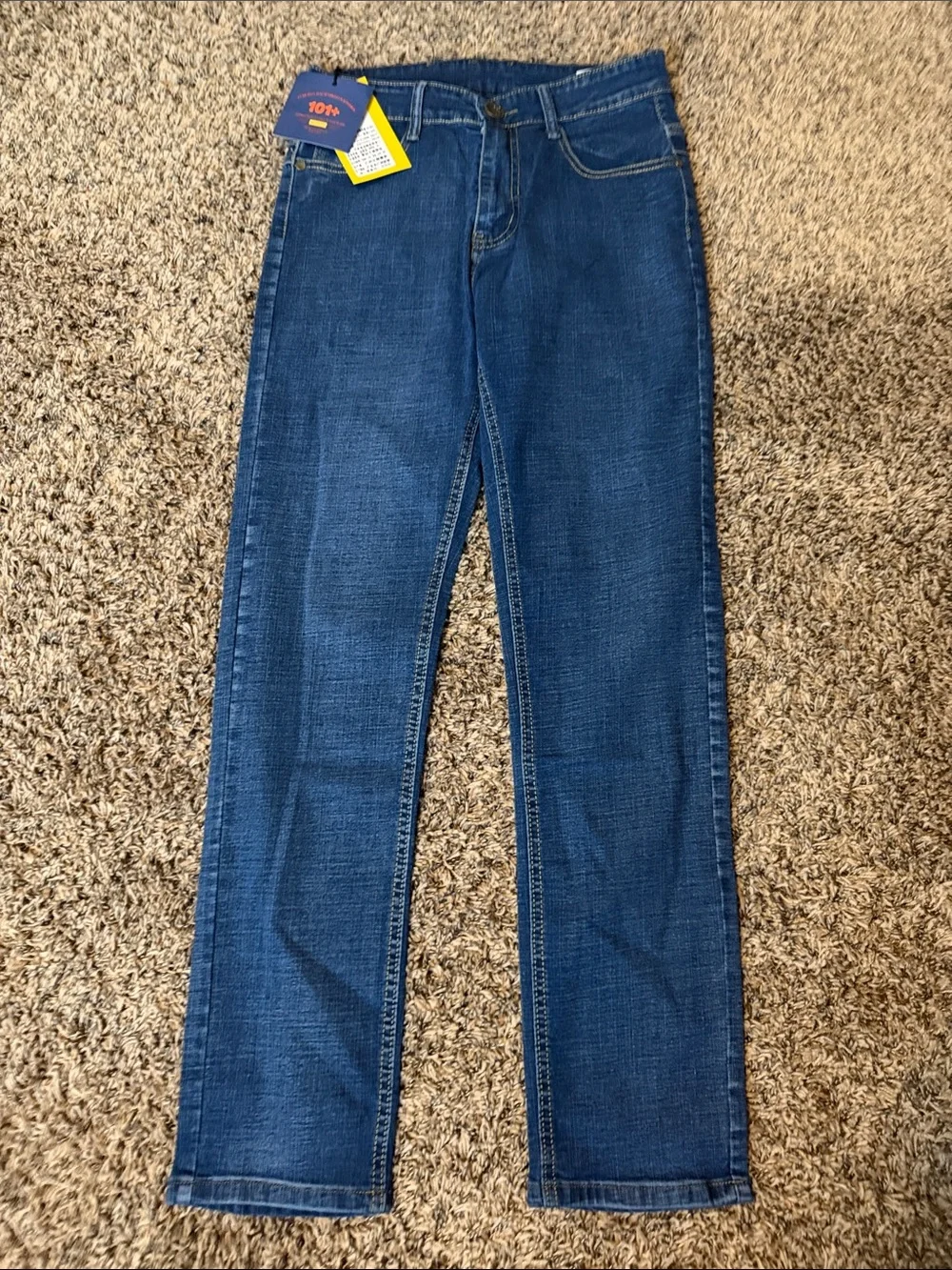 NWT-Riders Narrow #816 Men’s Dark Blue Denim Jeans, Size Small/28